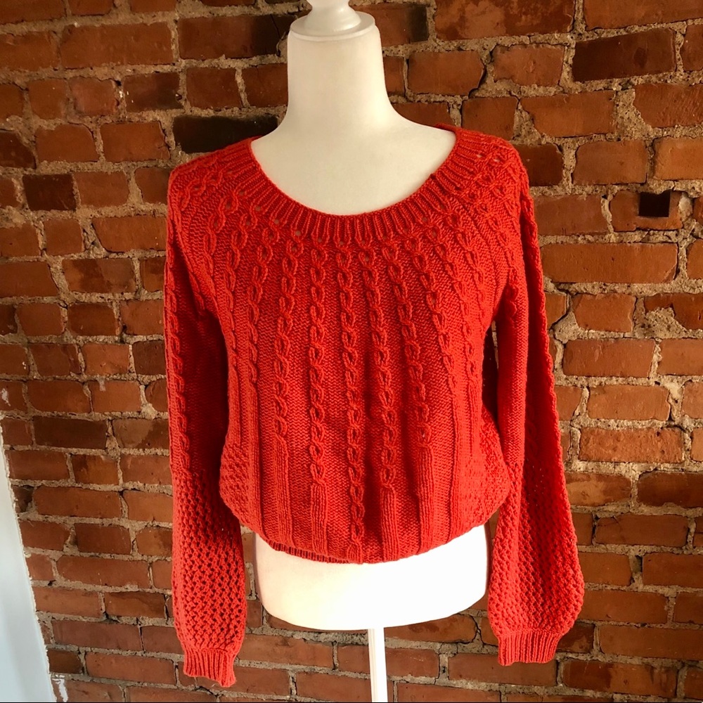 Anthropologie Wool Blend Fall Sweater